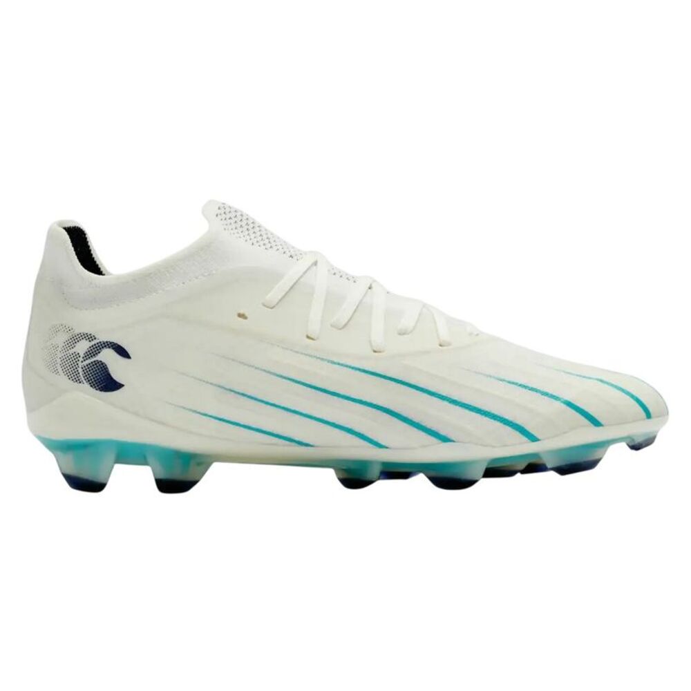 Canterbury Unisex Adult Speed Falcon 2.0 Elite Firm Ground Rugby Boots / White/G